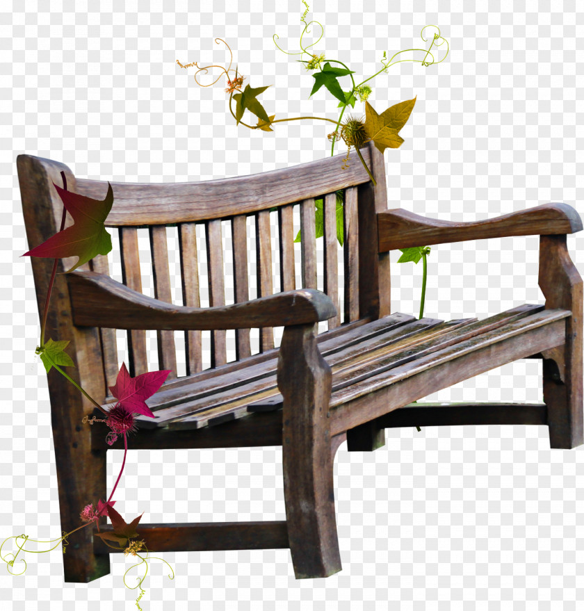 Old Couch Bench Chair PNG