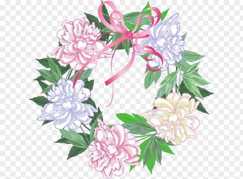 Spring Wreath Cliparts Floral Design Flower Clip Art PNG