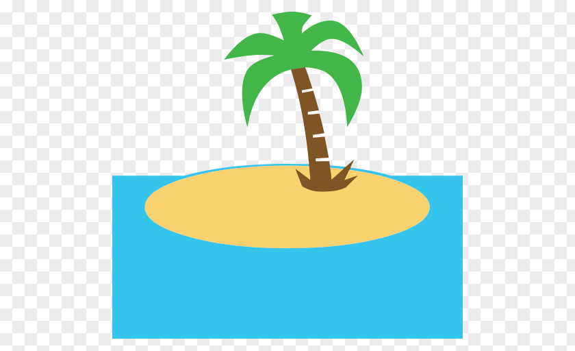 Desert Island Stencil PNG