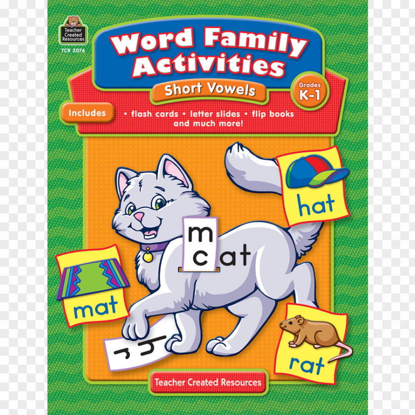 Family Activity Short Vowels, Grade K Word Vowel Length PNG