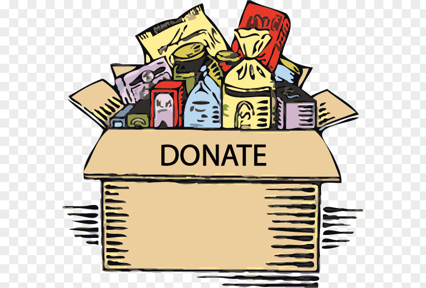 Food Donation Box Clip Art Drive Bank PNG