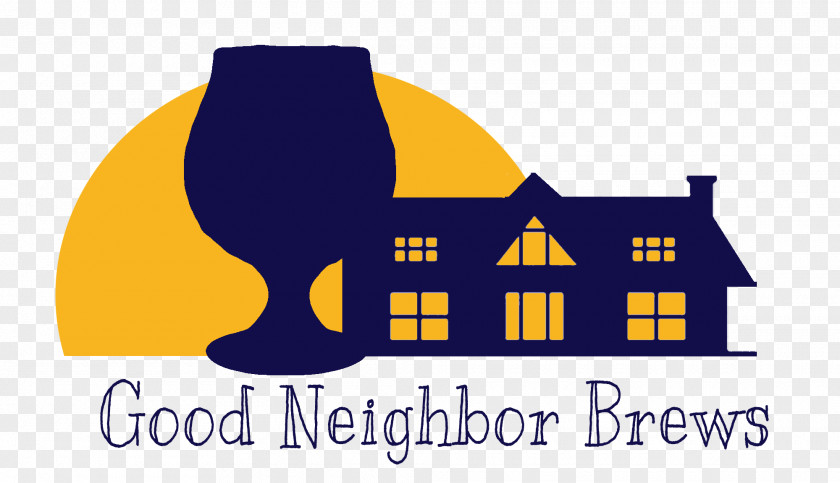 Good Neighbor Brews Logo Brewery Brand Yellow PNG