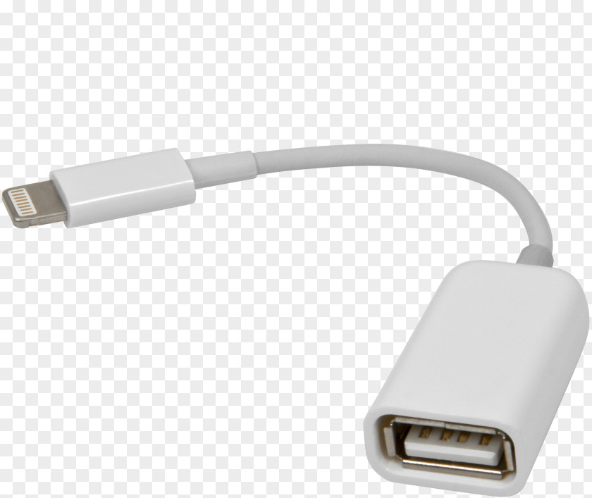 Iphone IPad 4 IPhone USB On-The-Go Adapter Lightning PNG