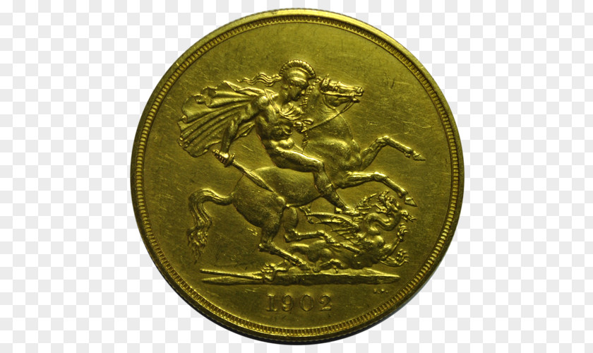 Coin Medal Gold Bronze 01504 PNG