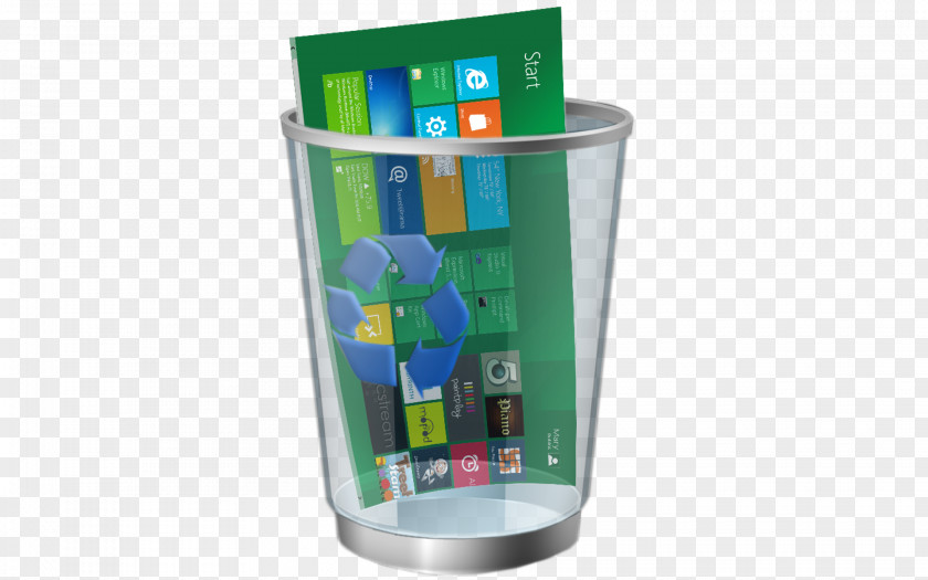 Recycle Bin Trash Windows 8 Rubbish Bins & Waste Paper Baskets PNG