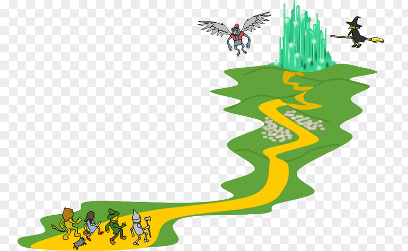 Brick Road The Wonderful Wizard Of Oz Yellow Wicked Witch West Tin Woodman Dorothy Gale PNG
