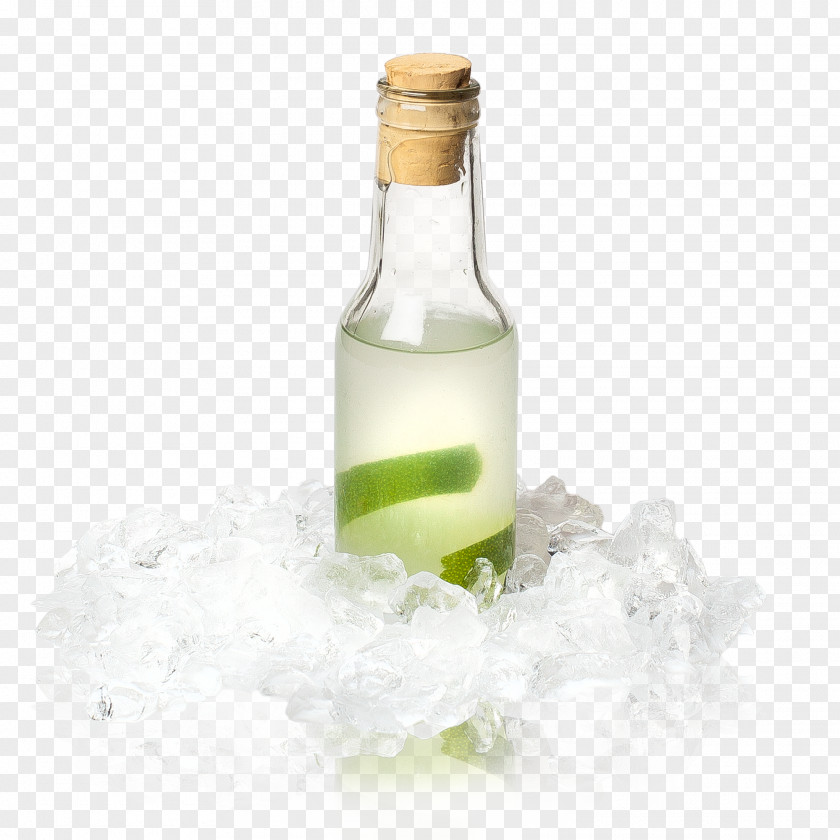 Glass Liqueur Bottle PNG