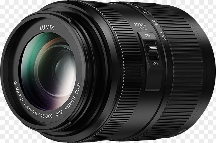 Camera Lens Lumix G Micro System Panasonic Vario 45-150mm F/4.0-5.6 ASPH MEGA O.I.S. 45-200mm II 4,0-5,6/45-200 OIS Hardware/Electronic PNG