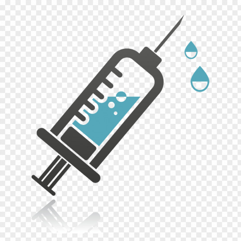 Medical Syringe Injection Icon PNG