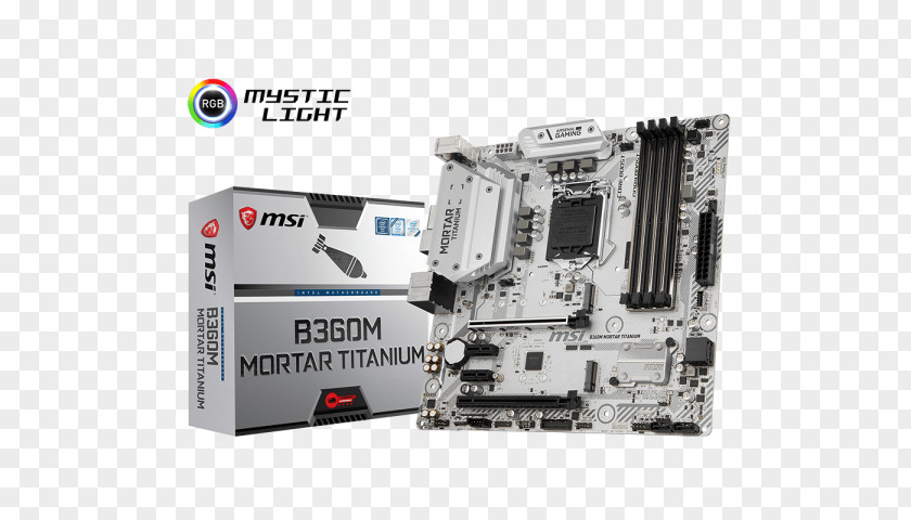 Mother Board Intel MSI B360M MORTAR Motherboard LGA 1151 Micro-Star International Coffee Lake PNG