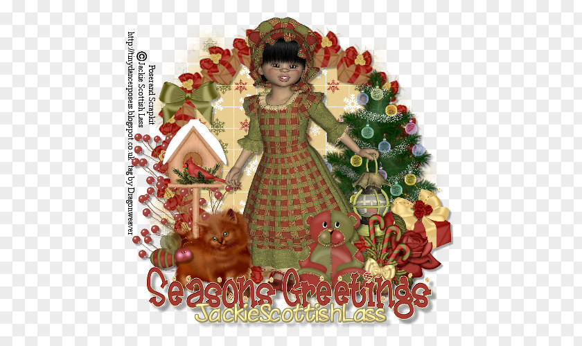 Tiny Dancer Christmas Ornament Flower Day Pattern PNG