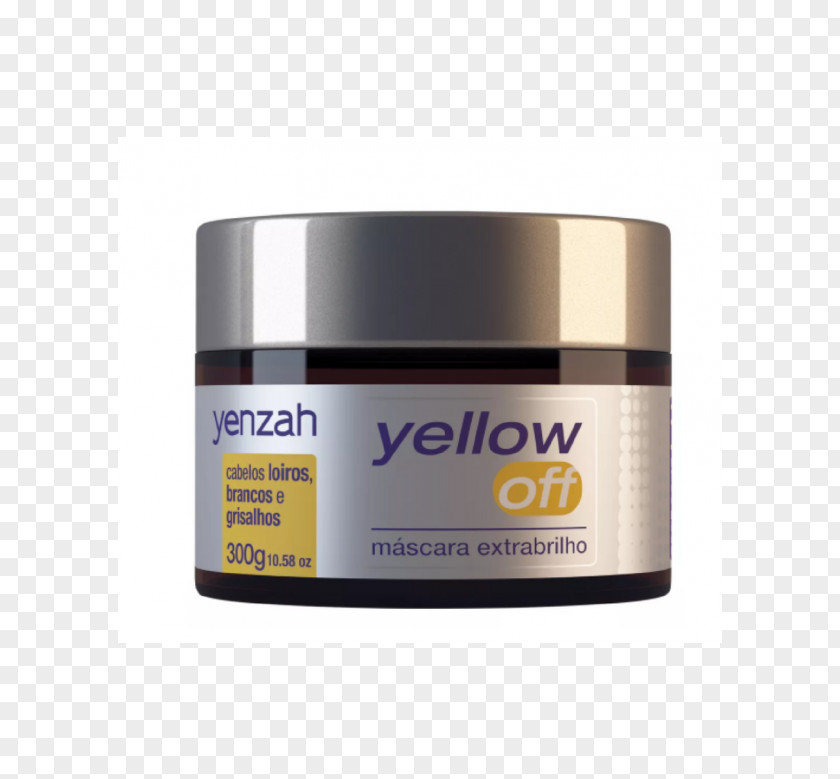 Yellow Off White Flannel Cream Matizador Mask Gram PNG