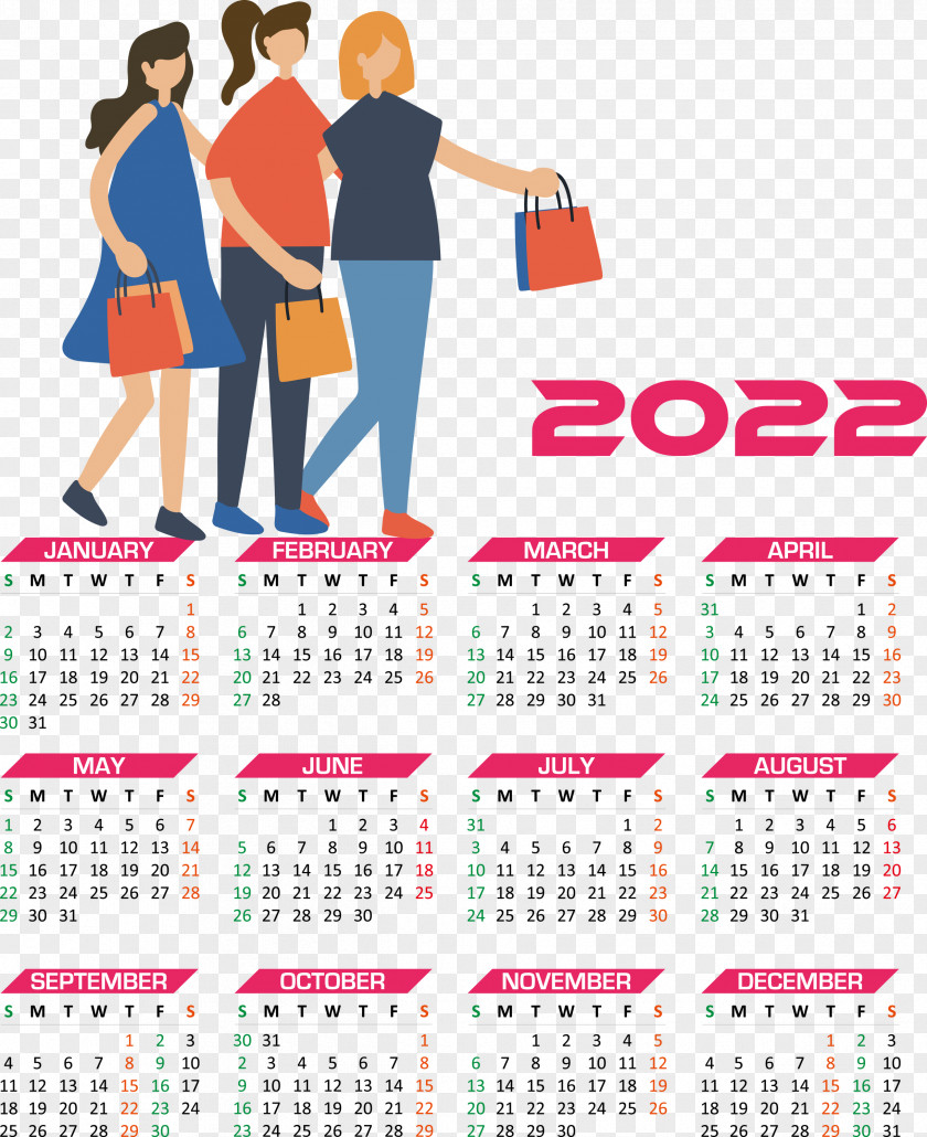 2022 Calendar Year 2022 Calendar Yearly 2022 Calendar PNG