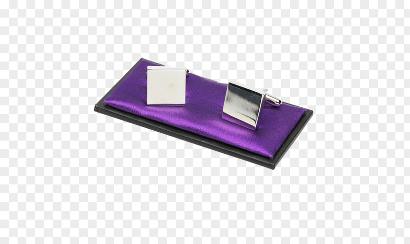 CARRE Manhetknopen Product Design Rectangle Purple PNG
