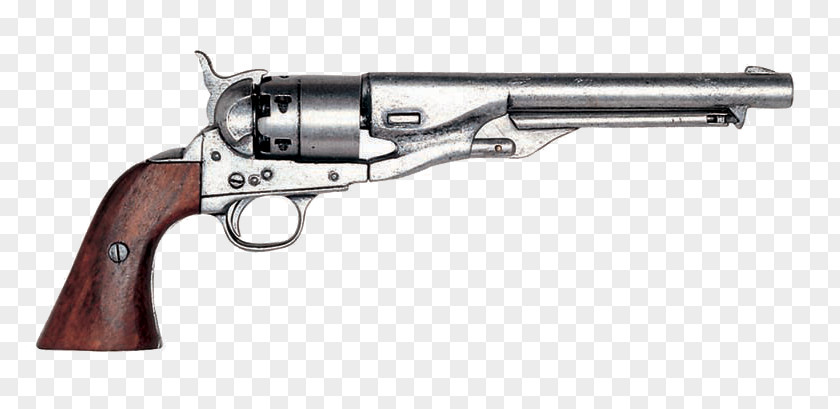 Colt Army Model 1860 1851 Navy Revolver Single Action Firearm PNG