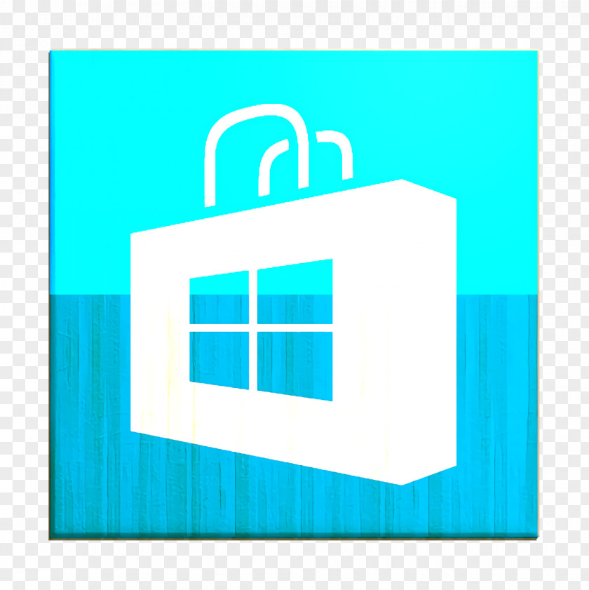 Electric Blue Logo Store Icon Windows PNG