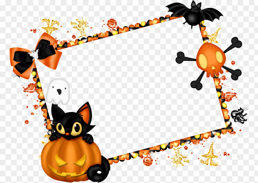 Frame Halloween Borders And Frames Scrapbooking Clip Art PNG