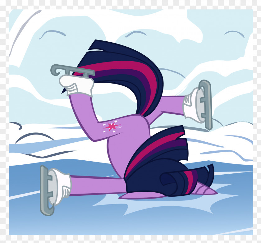 Ice Skates Rainbow Dash Princess Luna Twilight Sparkle Pony Clip Art PNG