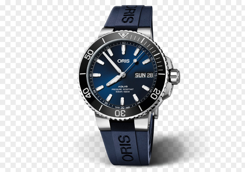 Watch Oris Aquis Date Automatic Big Crown Propilot Day Diving PNG