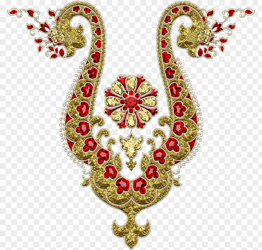 Hand-painted Jewelry Ornament Clip Art PNG