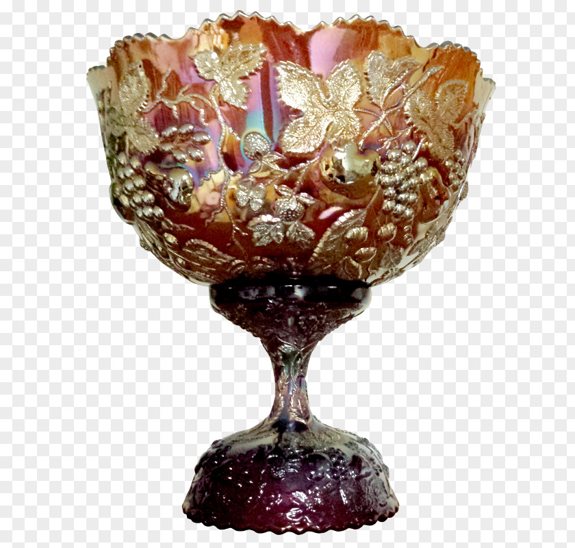 Punch Wine Glass Bowls Millersburg Carnival PNG