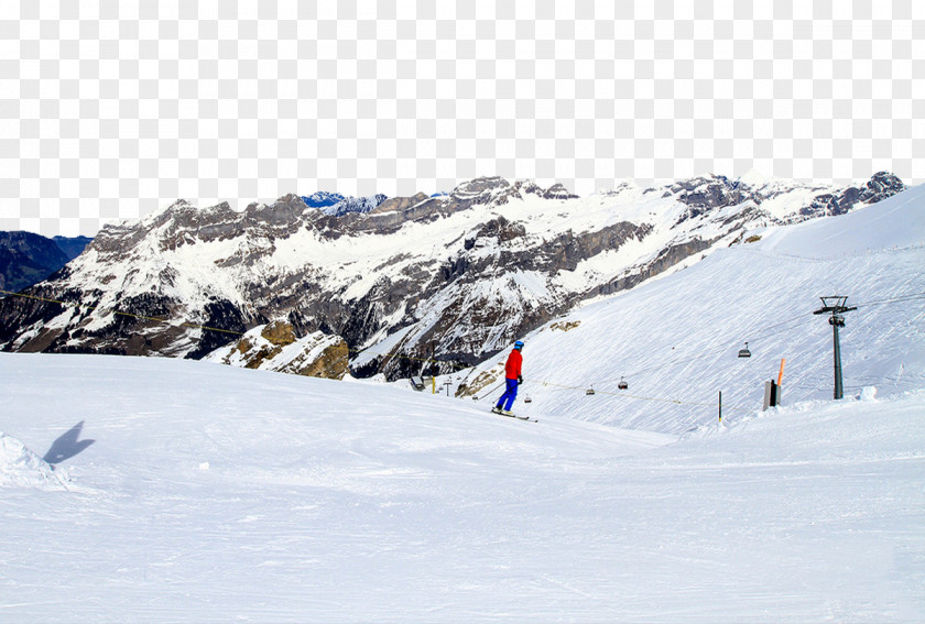 Switzerland Landscape Titlis Jungfrau Poster PNG