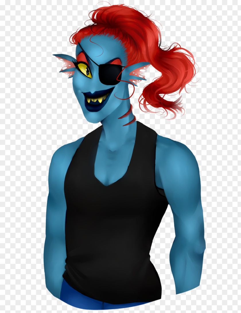 Undyne Cartoon Supervillain Homo Sapiens Shoulder PNG