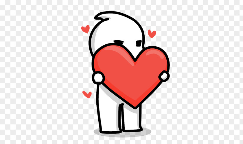 Valentine's Day Cartoon Line Clip Art PNG