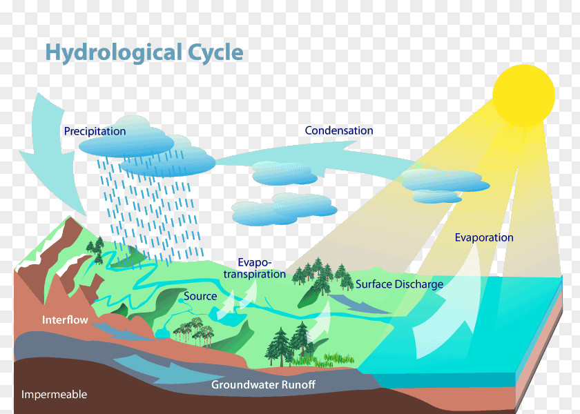 Water Cycle Resources Hydrology Evaporation PNG