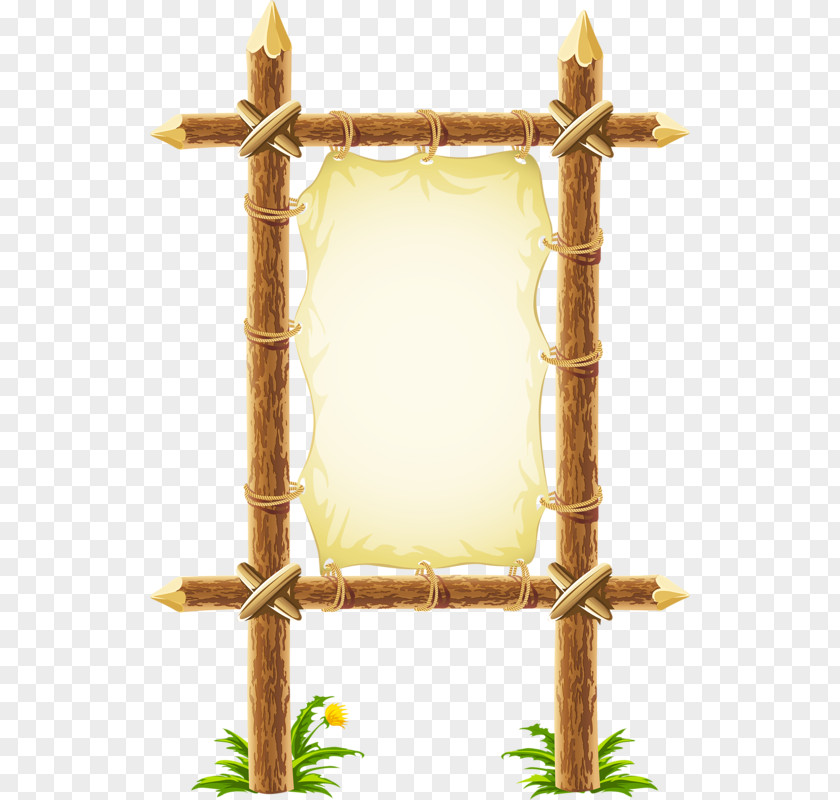 Wooden Signboard PNG