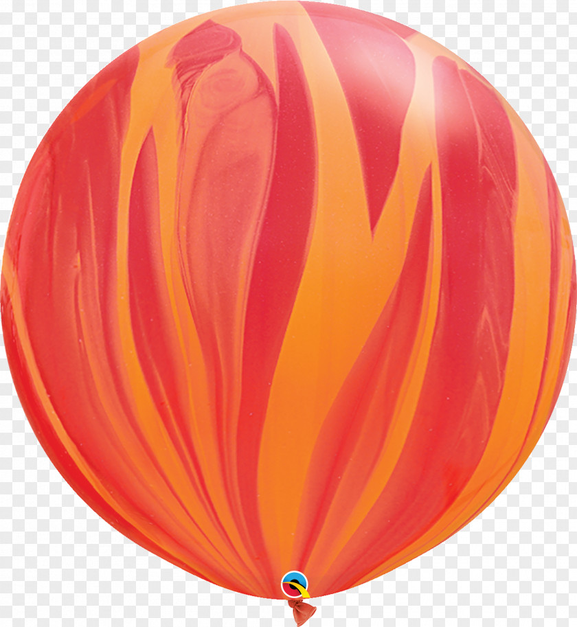 Balloon Agate Rainbow Orange Red PNG