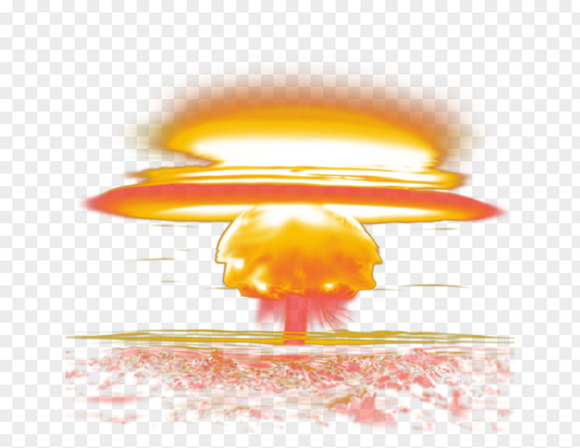 Mushroom Cloud Light Flame Fire PNG