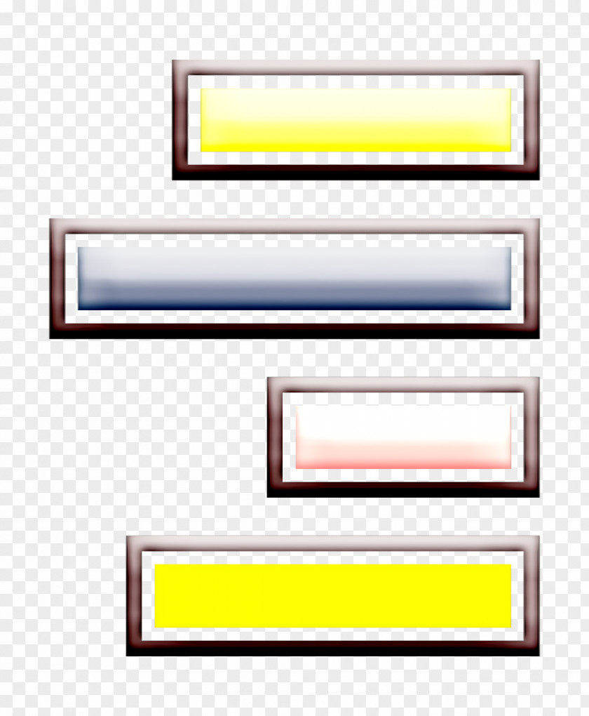 Rectangle Yellow Assets Icon Bar Graphic Graphics PNG