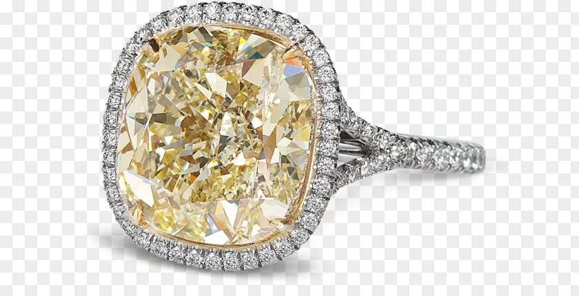 Ring Halo Engagement Wedding Diamond Cut PNG