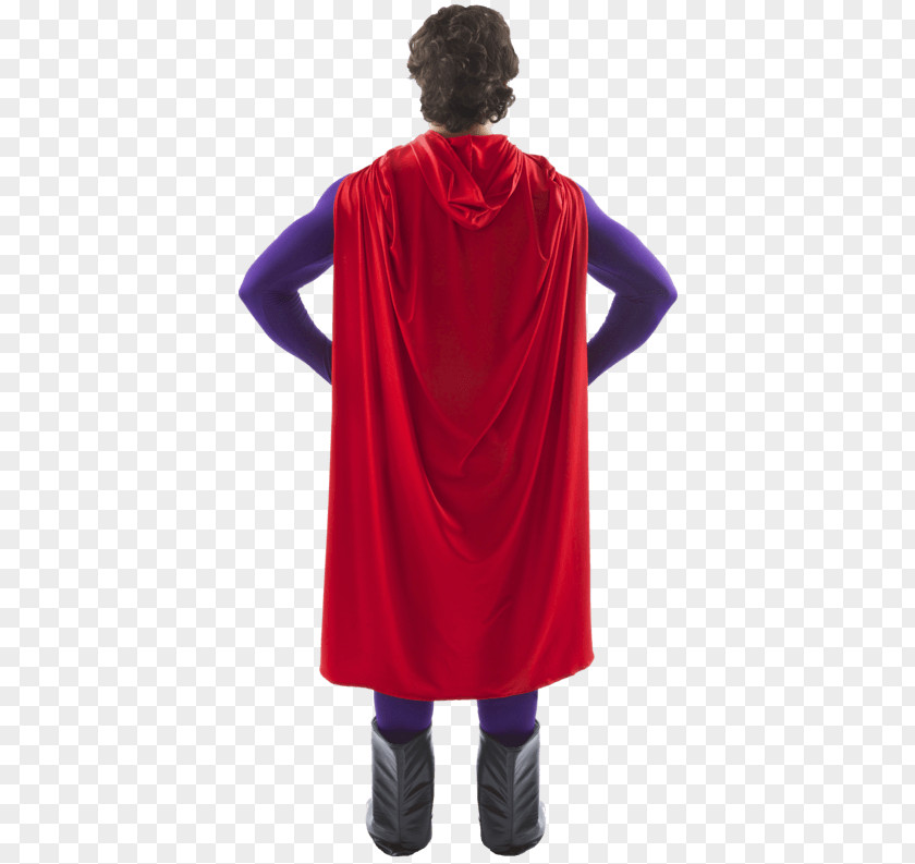 Superhero Suit Cape May Shoulder Cloak Sleeve Maroon PNG