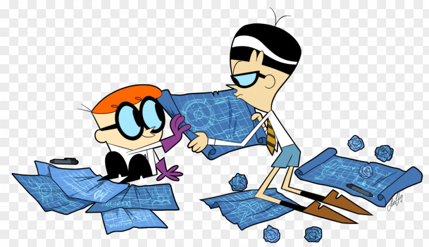 Animated Cartoon Television Dexter's Friend PNG
