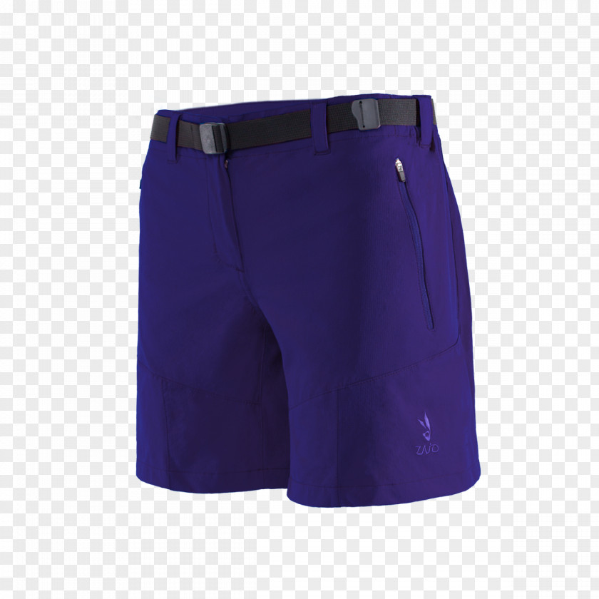 Clematis Swim Briefs Trunks Bermuda Shorts Cobalt Blue PNG