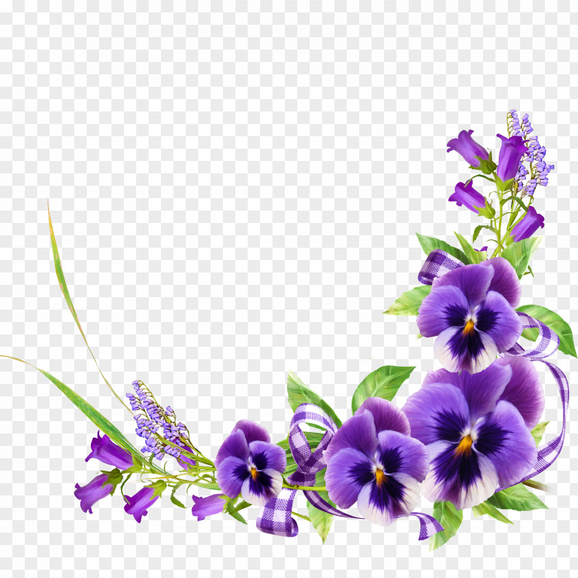 Purple Floral Decoration Pattern PNG floral decoration pattern clipart PNG