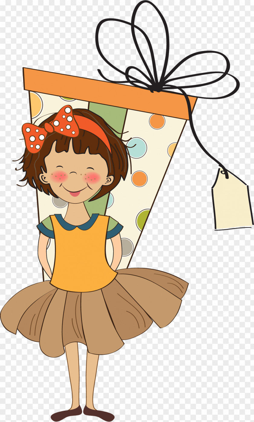 Birthday Cake Wish Greeting & Note Cards Girl PNG cake Girl, girl cartoon clipart PNG