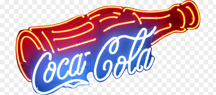 Coca Cola Coca-Cola Light Diet Coke Neon Sign PNG