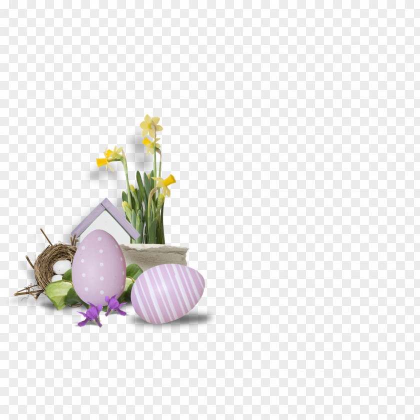 Easter Eggs Bunny Egg Postcard PNG