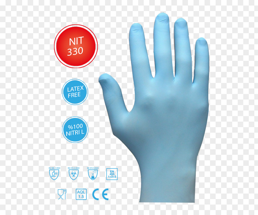 Glove Latex Thumb Nitrile Digit PNG