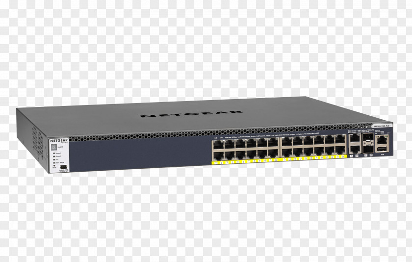 Stackable Switch Network Gigabit Ethernet Port Netgear PNG