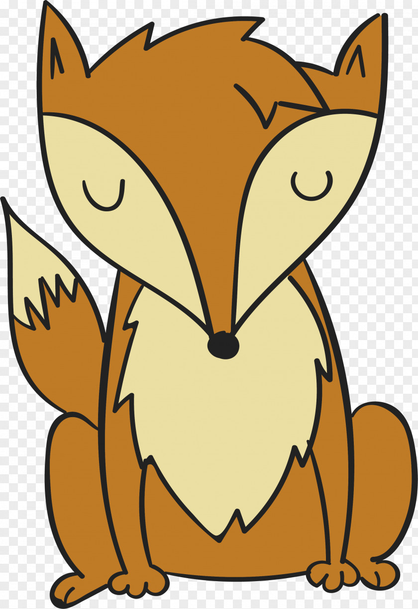 Welcome The Autumn Fox Clip Art PNG