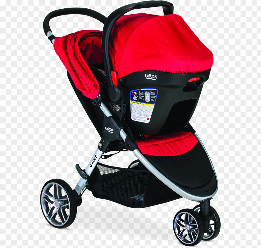 Baby Stroller Britax B-Agile 3 B-Safe 35 Elite & Toddler Car Seats PNG