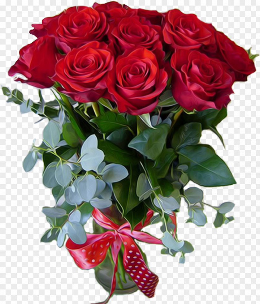 Beautiful Garden Roses Animaatio Flower Bouquet PNG