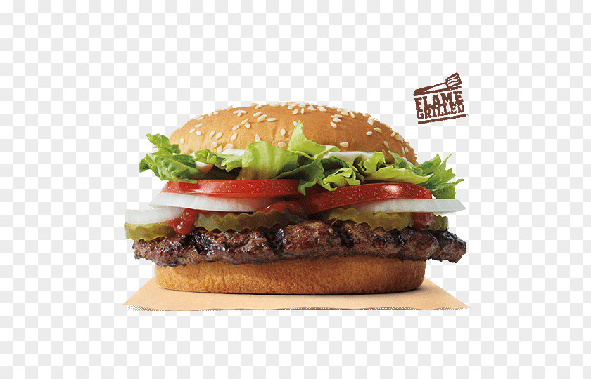 Burger King Hamburger Whopper Breakfast Menu PNG