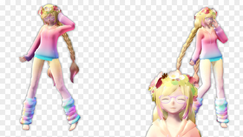 Catgirl Mmd MikuMikuDance Kagamine Rin/Len Rigging Barbie Image PNG