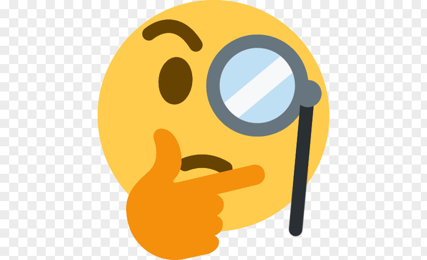 Emoji Thinking Sticker Thought Discord PNG