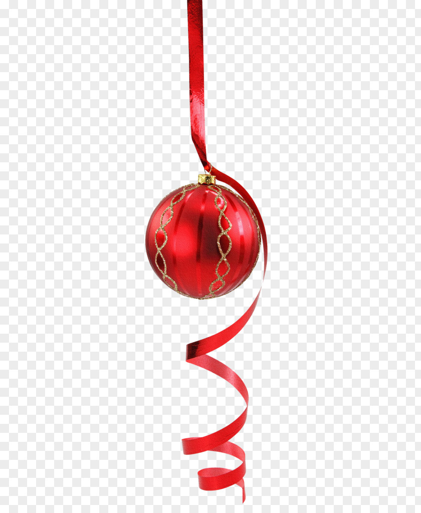 Red Ribbon Ball Christmas Tree Photography Illustration PNG